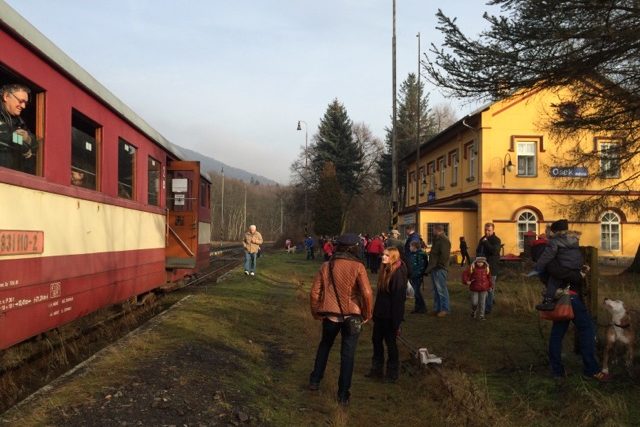 Historický vlak z Litvínova na Moldavu | foto: Jan  Beneš