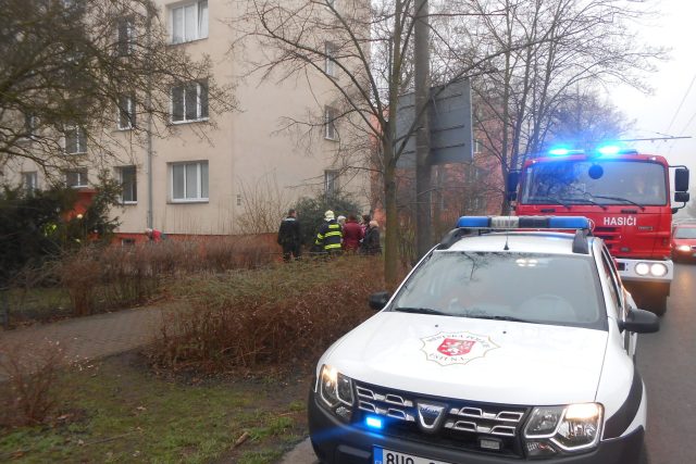 Minulý týden unikal plyn i v obydleném domě na Klíši | foto:  Městská policie Ústí nad Labem