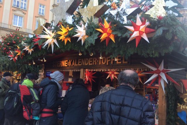Vánoční trh v Drážďanech | foto: Gabriela Hauptvogelová,  Český rozhlas