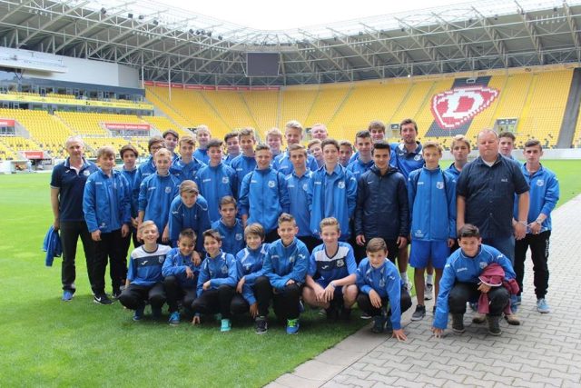 Mladí ústeční fotbalisté v Drážďanech | foto:  FK Ústí nad Labem