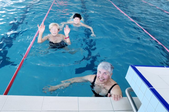 Seniorské plavání  (ilustr. obr.) | foto: Drahomíra Bačkorová,  Český rozhlas