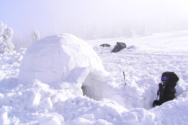 Zimní táboření | foto: Otakar Boura