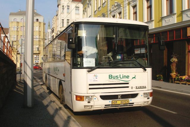Autobus firmy BusLine v Ústí nad Labem | foto: Gabriela Hauptvogelová,  Český rozhlas