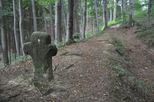 Kamenný kříž u Semanína | foto: Šárka Kuchtová,  Český rozhlas