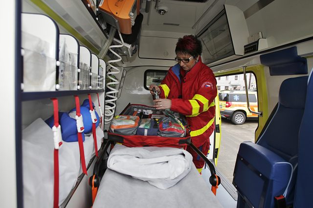 Zdravotnická záchranná služba Ústeckého kraje | foto: Karel Pešek,  MAFRA / Profimedia