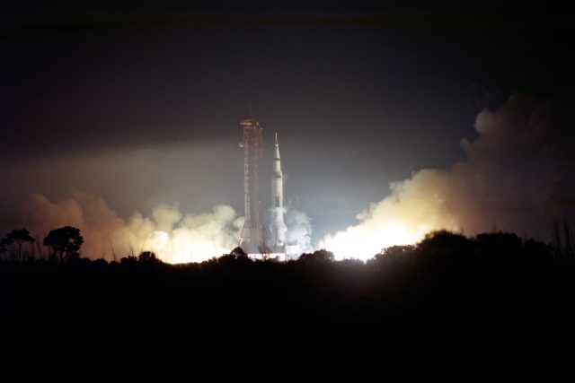 Start Apolla 17 dne 7. prosince 1972 | foto: NASA,  CC0 1.0