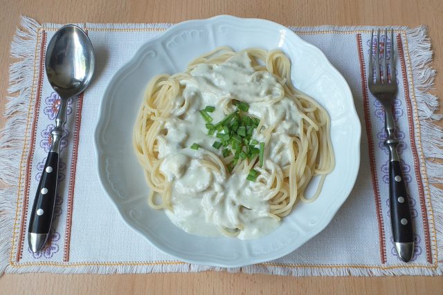 Sýrová omáčka na špagety | foto: Stanislava Brádlová,  Český rozhlas