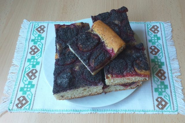 Švestkový koláč s mákem | foto: Stanislava Brádlová,  Český rozhlas
