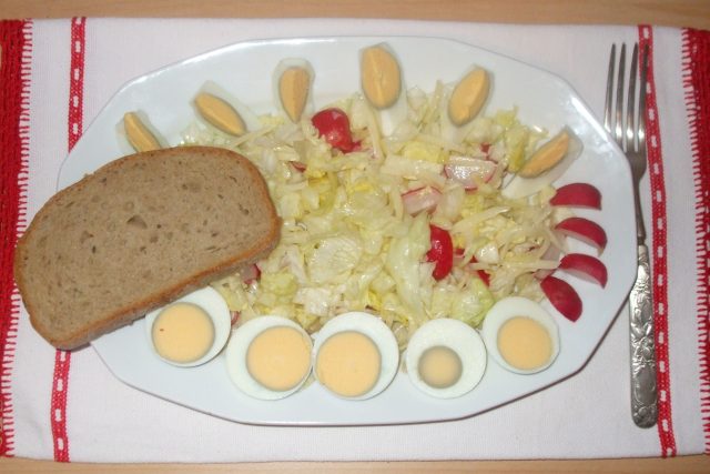Salát s vajíčky | foto: Stanislava Brádlová,  Český rozhlas