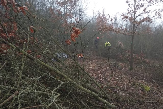 V Žiželicích začala příprava na stavbu přemostění | foto: Jana Vitásková,  Český rozhlas