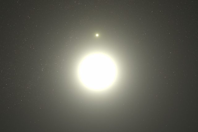 Spektroskopická dvojhvězda Polárka A | foto:  NASA,  ESA and G. Bacon  (STScI),  NASA Hubblesite,  CC0 1.0