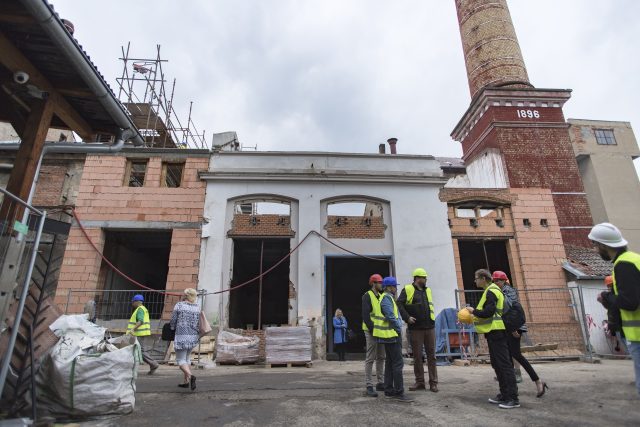 Rekonstrukce budovy litoměřického pivovaru | foto: Robin Röhrich