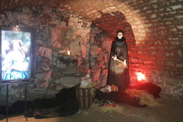 Výstava o upírech a jiných strašidlech na zámku Nový Hrad v Jimlíně | foto: Libor Želinský