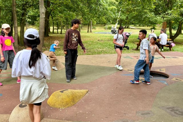 Příměstský tábor pro mongolské děti v Mostě | foto: Jan Beneš,  Český rozhlas