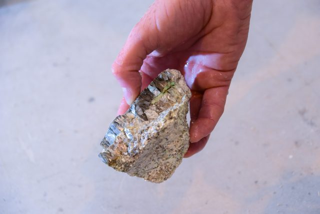 Vzorek horniny bohaté na lithium | foto: Profimedia