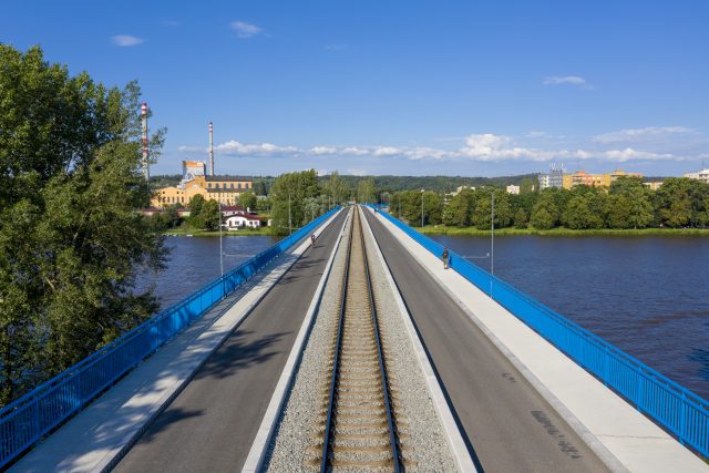 Most ve Štětí na Litoměřicku je kompletně opravený | foto: STRABAG a.s.