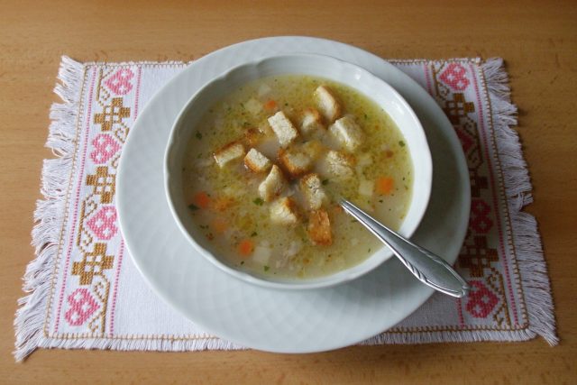 Rybí polévka s krutony | foto: Stanislava Brádlová,  Český rozhlas