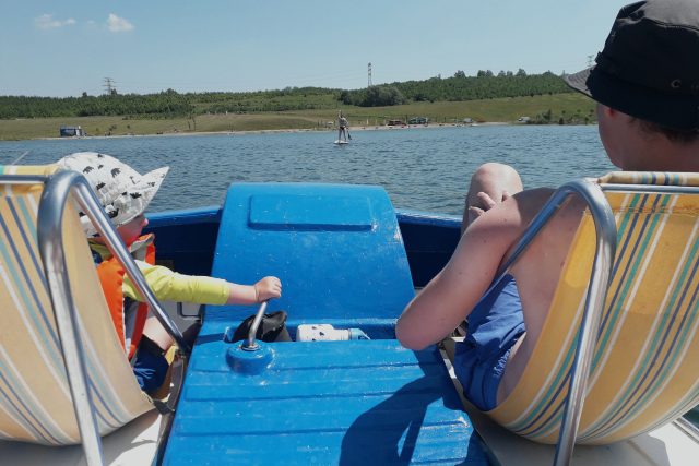 Jezero Milada nabízí skvělé letní vyžití | foto: Eva Bucharová,  Český rozhlas