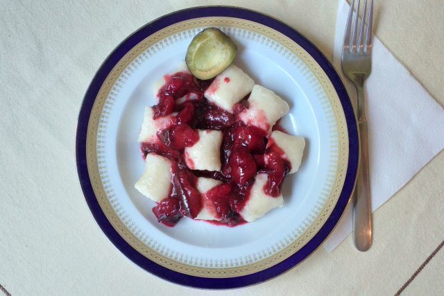 Ricottové noky se švestkami | foto: Stanislava Brádlová,  Český rozhlas