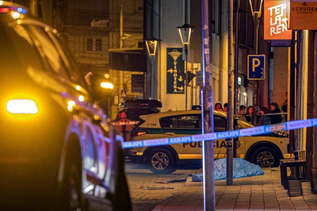 Policie vyšetřuje střelbu v Zámocké ulici v Bratislavě | foto: Fotobanka Profimedia