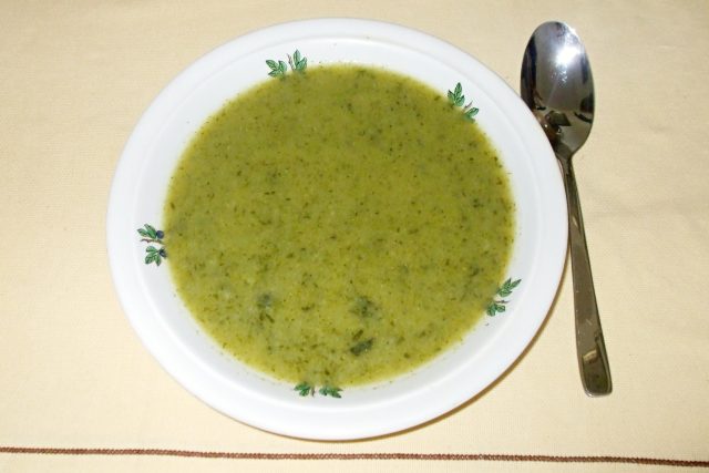 Brokolicová polévka s vločkami | foto: Stanislava Brádlová,  Český rozhlas