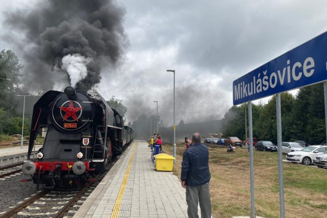 Parní lokomotiva Šlechtična | foto: Daniela Pilařová,  Český rozhlas