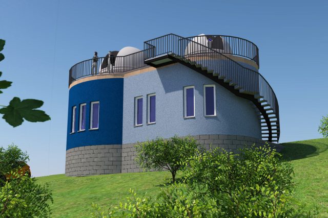 Vizualizace plánované přírodovědné observatoře v Kadani | foto: Městský úřad Kadaň