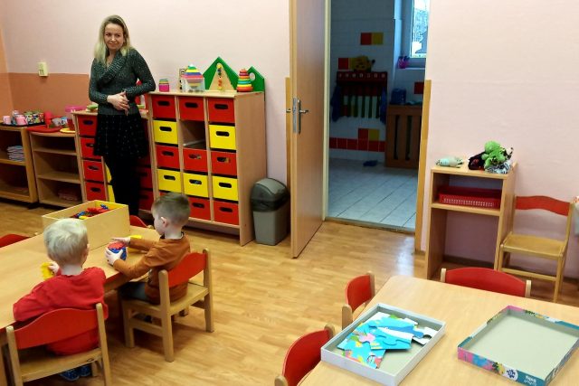Školka v Bílině nabídla místo pro děti uprchlíků z Ukrajiny | foto: Jana Vitásková,  Český rozhlas