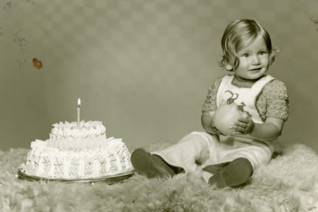1. narozeniny Martina Krska  (1975) | foto: Eduard Majer,  Muzeum města Ústí nad Labem