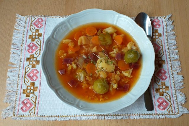 Zeleninová polévka s čočkou | foto: Stanislava Brádlová,  Český rozhlas