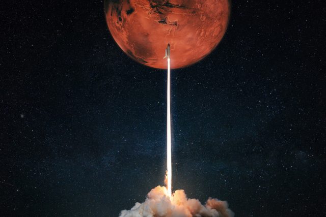 Raketa startující k cestě na Mars | foto: Profimedia