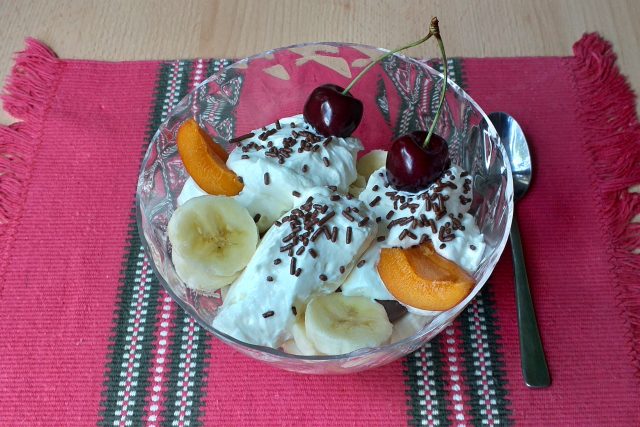 Ovocný salát s krémem | foto: Stanislava Brádlová,  Český rozhlas