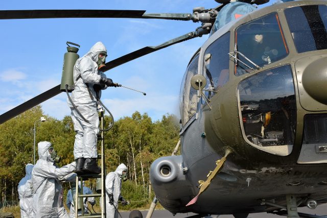 Cvičení vojenských chemiků v Tisé | foto:  Armáda ČR