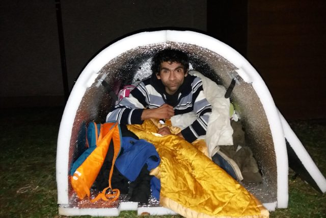 Speciální iglú pro bezdomovce  (ilustr. obr.) | foto: Michal Trnka