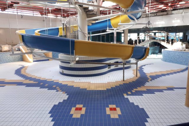 Přestavba a dostavba teplického Aquacentra - kruhový bazén | foto: Aquacentrum Teplice