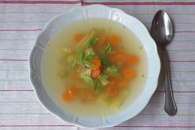 Celerová letní polévka | foto: Stanislava Brádlová,  Český rozhlas