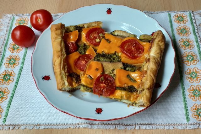 Slaný koláč s tofu | foto: Stanislava Brádlová,  Český rozhlas