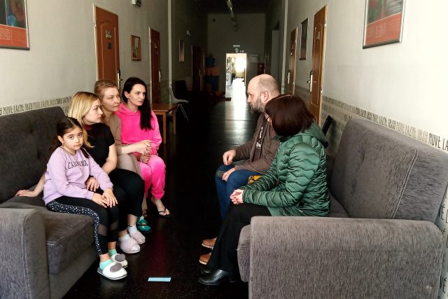Teplická léčebna Nové Lázně slouží ukrajinským uprchlíkům. Našlo tam ubytování přes 70 žen a dětí | foto: Jana Vitásková,  Český rozhlas
