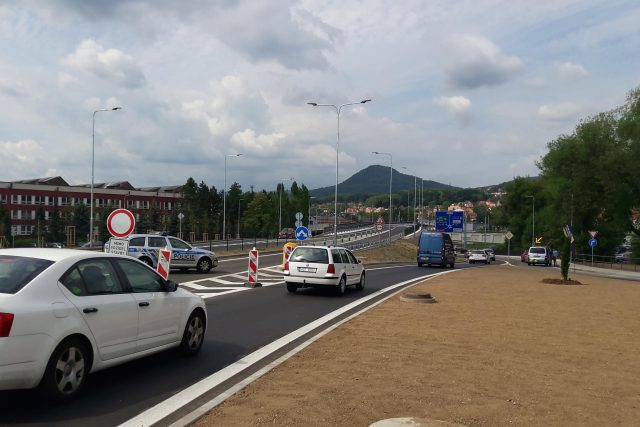 Testování mostní konstrukce na Vilsnické spojce | foto: Jan Bachorík,  Český rozhlas