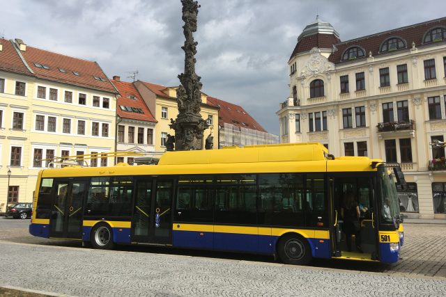 Hybridní trolejbusy budou od září jezdit v Teplicích | foto: Gabriela Hauptvogelová,  Český rozhlas