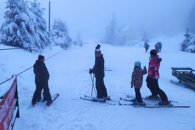 O lyžařskou školu na Telnici je velký zájemg | foto: Jan Bachorík,  Český rozhlas