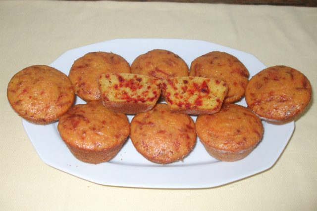 Muffiny s červenou řepou | foto: Stanislava Brádlová,  Český rozhlas