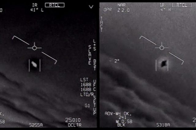 Neznámé létající objekty na videích oficiálně zveřejněných Pentagonem | foto: Pentagon