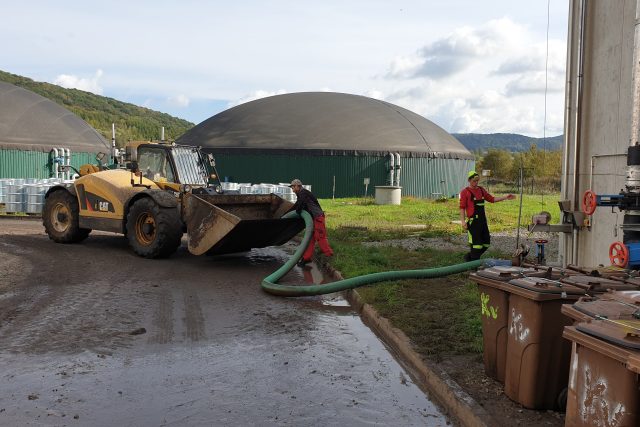 Bioplynová stanice v ústeckých Všebořicích | foto: Jan Bachorík,  Český rozhlas