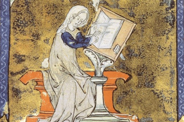 Žen,  které uměly číst a psát,  nebylo ve středověku mnoho | foto: Richard of Verdun,  Wikimedia Commons,  Bibliothèque de l'Arsenal,  CC0 1.0