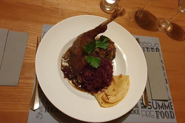 Husí pečínka s lokšemi | foto: Stanislava Brádlová,  Český rozhlas