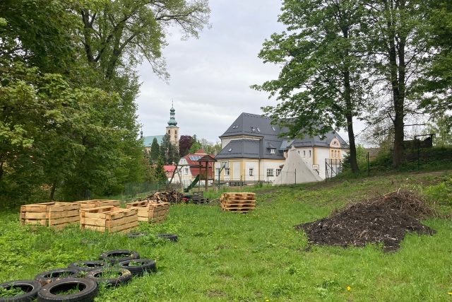 Dětský domov v Krásné Lípě buduje komunitní zahradu | foto: Daniela Pilařová,  Český rozhlas