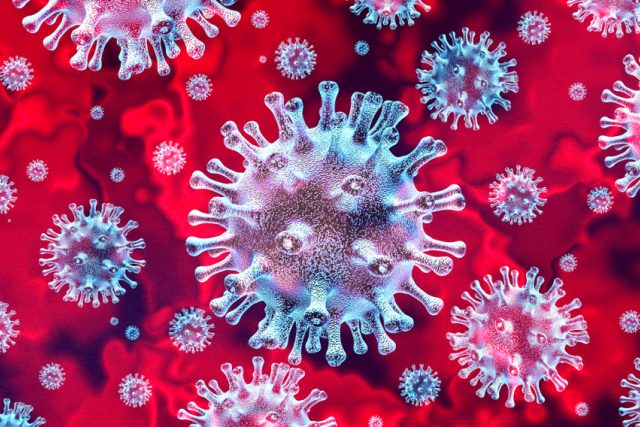 Název koronavirus je odvozen od charakteristického uspořádání povrchových struktur lipidového obalu ve tvaru sluneční koróny | foto: Shutterstock