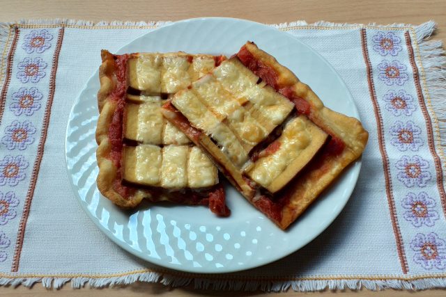 Pizza s uzeným tofu | foto: Stanislava Brádlová,  Český rozhlas