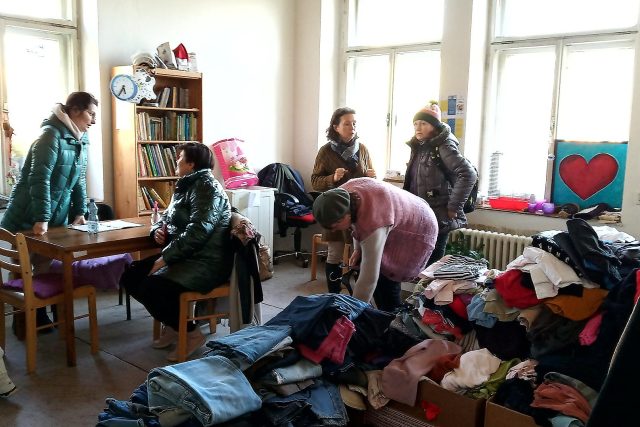 Teplické centrum humanitární pomoci | foto: Jana Vitásková,  Český rozhlas